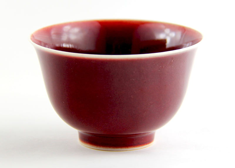 Red Chinese Tea Cup