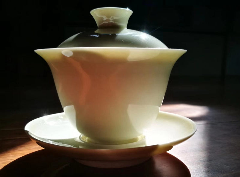 Wan Ling Custom Made Dehua Gaiwan Gongfu Tea Set